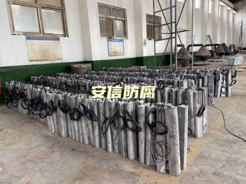 我公司鎂陽(yáng)極，鋁合金陽(yáng)極，鋁犧牲陽(yáng)極，鎂陽(yáng)極，鎂合金犧牲陽(yáng)極在呼和浩特?zé)捰蛷S的使用被評(píng)為優(yōu) 秀生產(chǎn)商